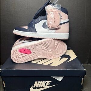 Nike Air Jordan 1 High OG Atmosphere White Pink DD9335-641 Women Size 10 New